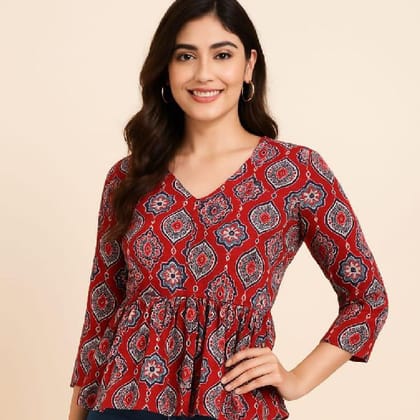 Fancy Design Woman's Top