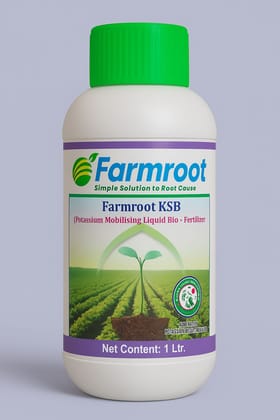 Farmroot KSB Potassium Mobilizing Liquid Bio Fertilizer =  1*10 Ltr