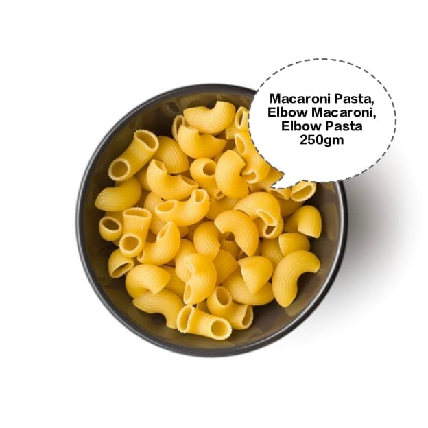 Macaroni Pasta, Elbow Macaroni, Elbow Pasta, Maccheroni, Pasta Macaroni 250gm