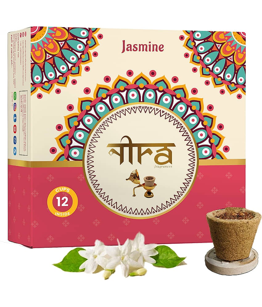 Nira Fragrances Havan Cups Jasmine 12 Pieces ( Pack of 1 )