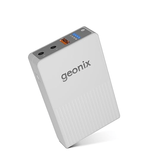 Geonix Trot R7 Mini UPS | Up to 6 Hours Backup | Dual 2000mAh Battery | DC & USB Output | UPS for WiFi Router/Modem/Set top Box Devices White
