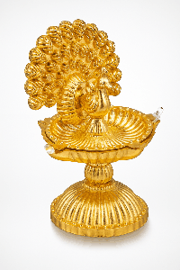 Golden Peacock LED Decorative Lamp 1 layer