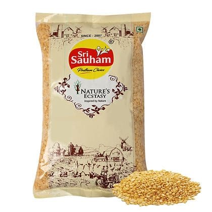 Sri Sauham Moong Dhuli, Unpolished Washed Green Gram - 500G