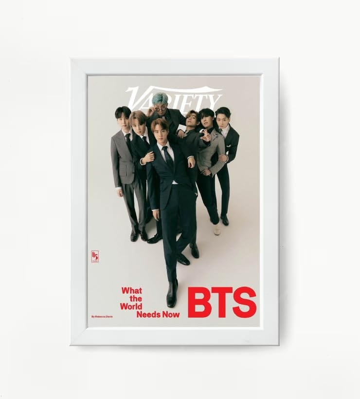 NOKKES Bts Army Bangtan Boy V suga J-Hope Jungkook Jin Jimin Rm 5X7 Inch Size Photo Frame Photo Home Office_EQW292