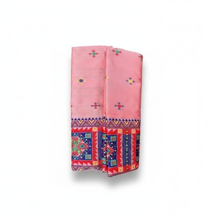 Pink Traditional Printed Saree