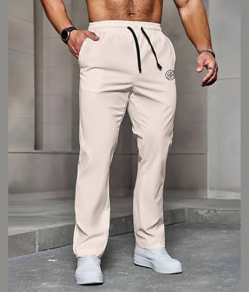AUSK Beige Cotton Blend Men's Trackpants ( Pack of 1 )