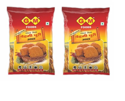 GM Foods Bedmi Puri Atta Mix 400 Gram (Pack Of 2) | Ready to Cook Urad Dal & Wheat Flour Mix | Instant Masala Puri for Authentic North Indian Breakfast | Atta for Soft & Crispy Bedmi Poori GM Foods Bedmi Puri Atta Mix 400 Gram (Pack Of 2) | Ready to Cook Urad Dal & Wheat Flour Mix | Instant Masala Puri for Authentic North Indian Breakfast | Atta for Soft & Crispy Bedmi Poori