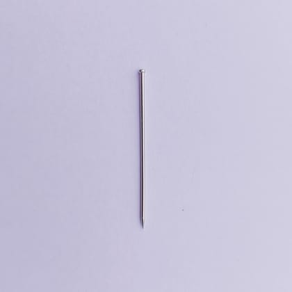 Paper Pin Box - 350 Pieces (Approx) - 36 mm Long (1.4 Inches) - Office Pins Set - Premium Nickel Plated - Cloth Pin - Solid Heads - Craft Pins - Pointed Needle - Rust Proof Steel