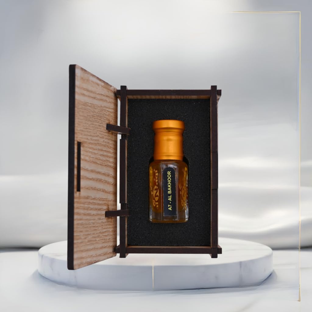 alNaqi fragrances Bakhoor-Attar 12ml - Original Bakhoor Attar, No Alcohol High-Strength Concentrated Oil, Pure Woody-Resinous-Parfum, Best Arabic-Gents-Ittar