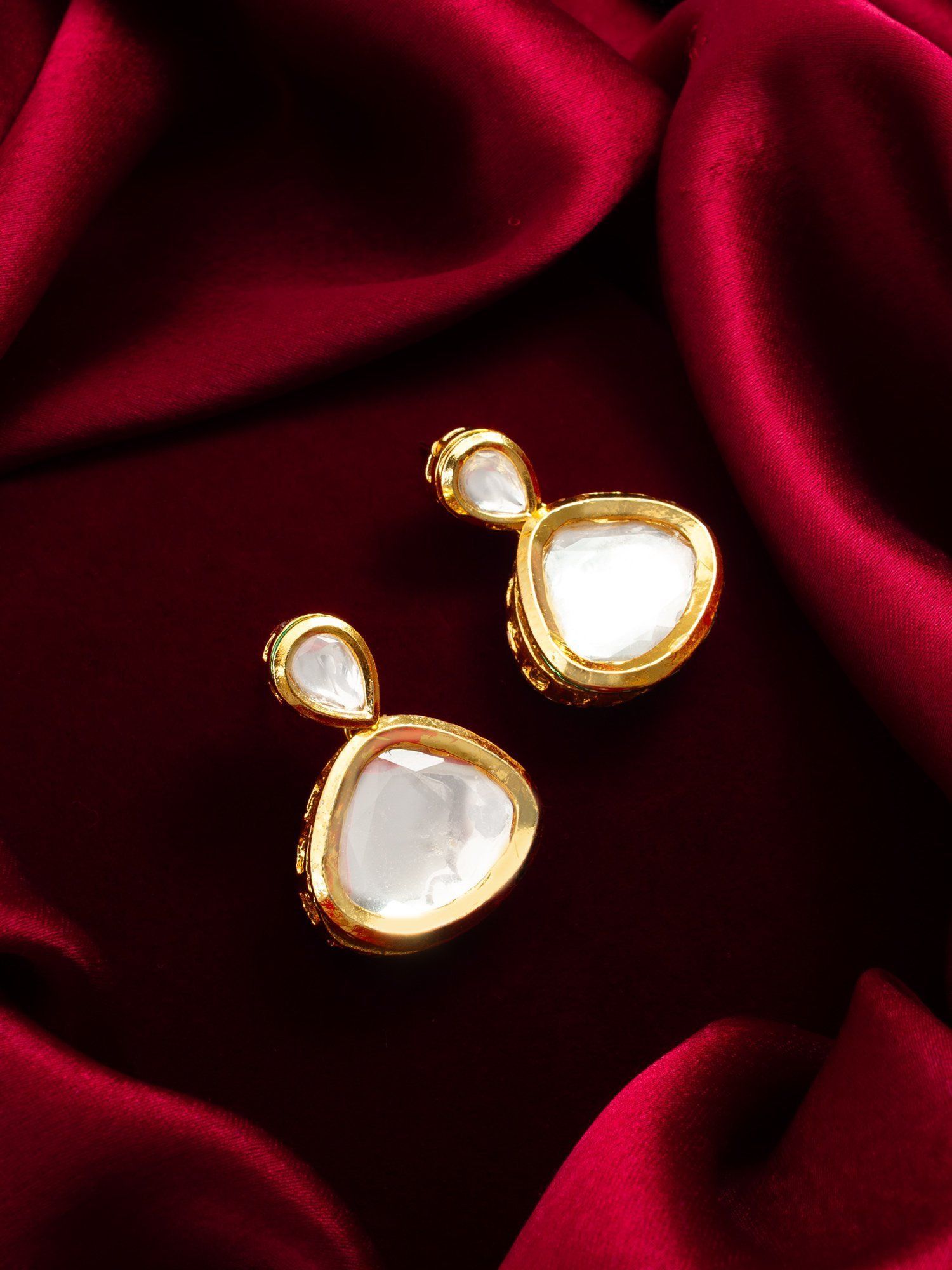 Morison Golden Cross Earrings Spiritual Elegance