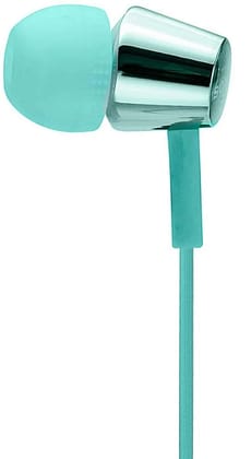 Sony MDR-EX155AP Wired in Ear Headphones with Tangle Free Cable, 3.5mm Jack, Headset with Mic for Phone Calls and 1 Year Warranty - (Mint Blue)