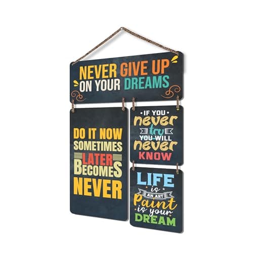 Decorative Motivational Quotes Printed Mdf Wooden Wall Hanging | Living Room | Home Decor Items| Gifts | Wall Art