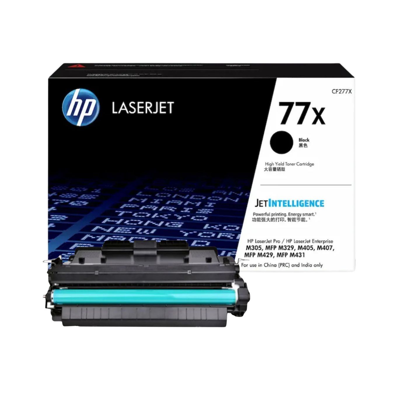 HP 77X Black Original LaserJet Toner Cartridge (CF277XC)