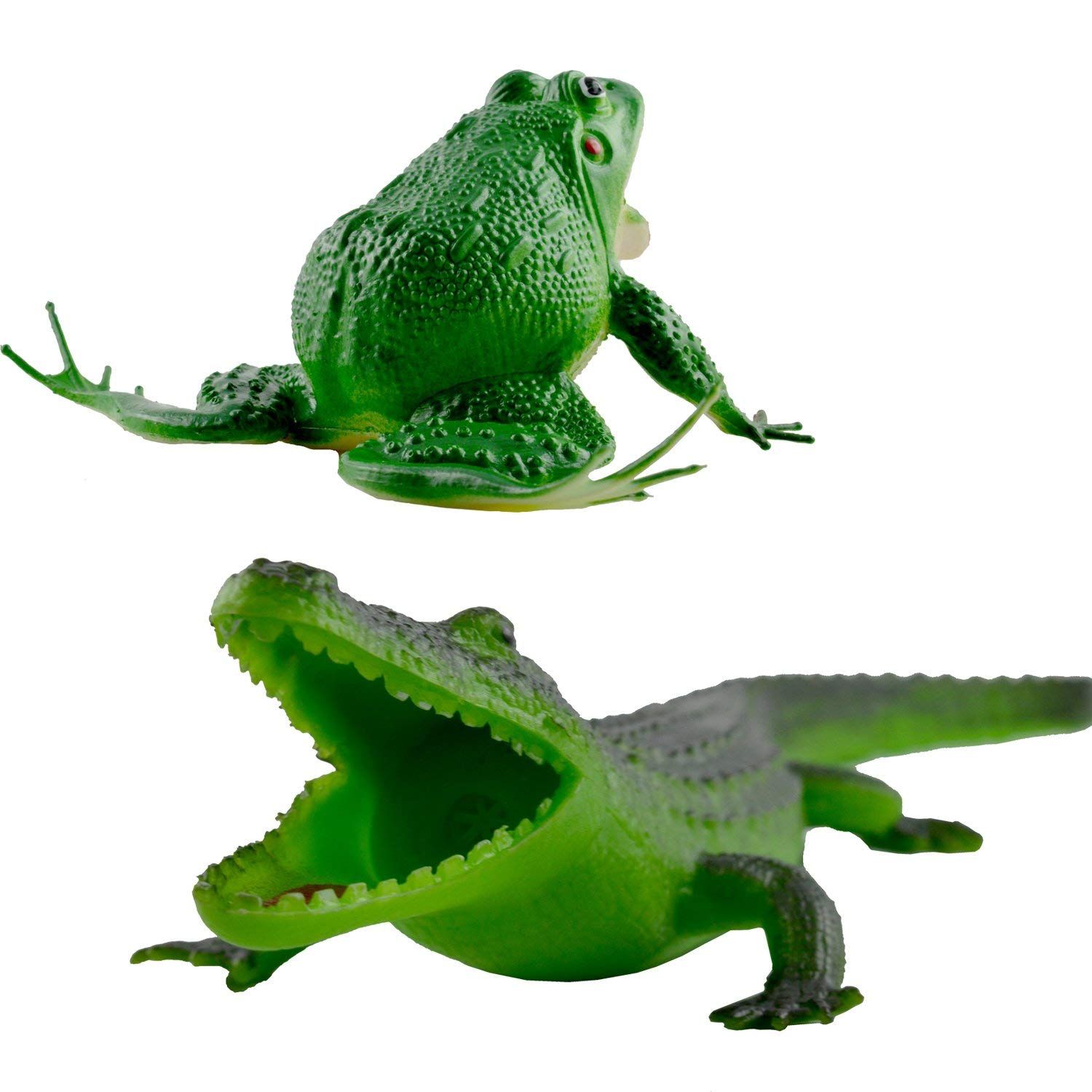 Nawani Set of Frog & Crocodile Bath Toy for Kids