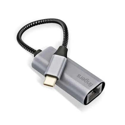 FINGERS GigaNet USB-A to Giga LAN Ethernet AdapterSuper High Speed Data Transfer up to 1 Gbps
