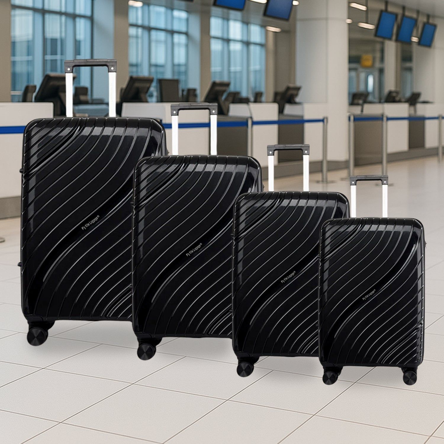 Big 4 in 1 Luggage with Wheels Travel suitcases Set (4 Pcs Set / Different Size)