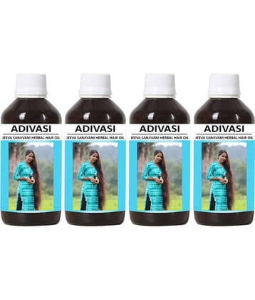 Oilanic Adivasi Jeeva  Sanjivani Hair Oil Combo of  50 mL Pack of 4