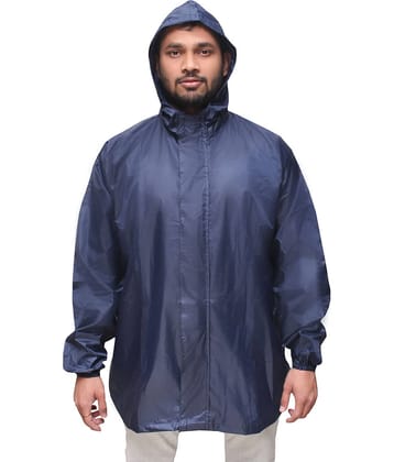 Goodluck Navy Rain Jacket