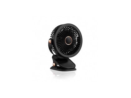 UNIX DF02 Portable LED Clip Fan - Black