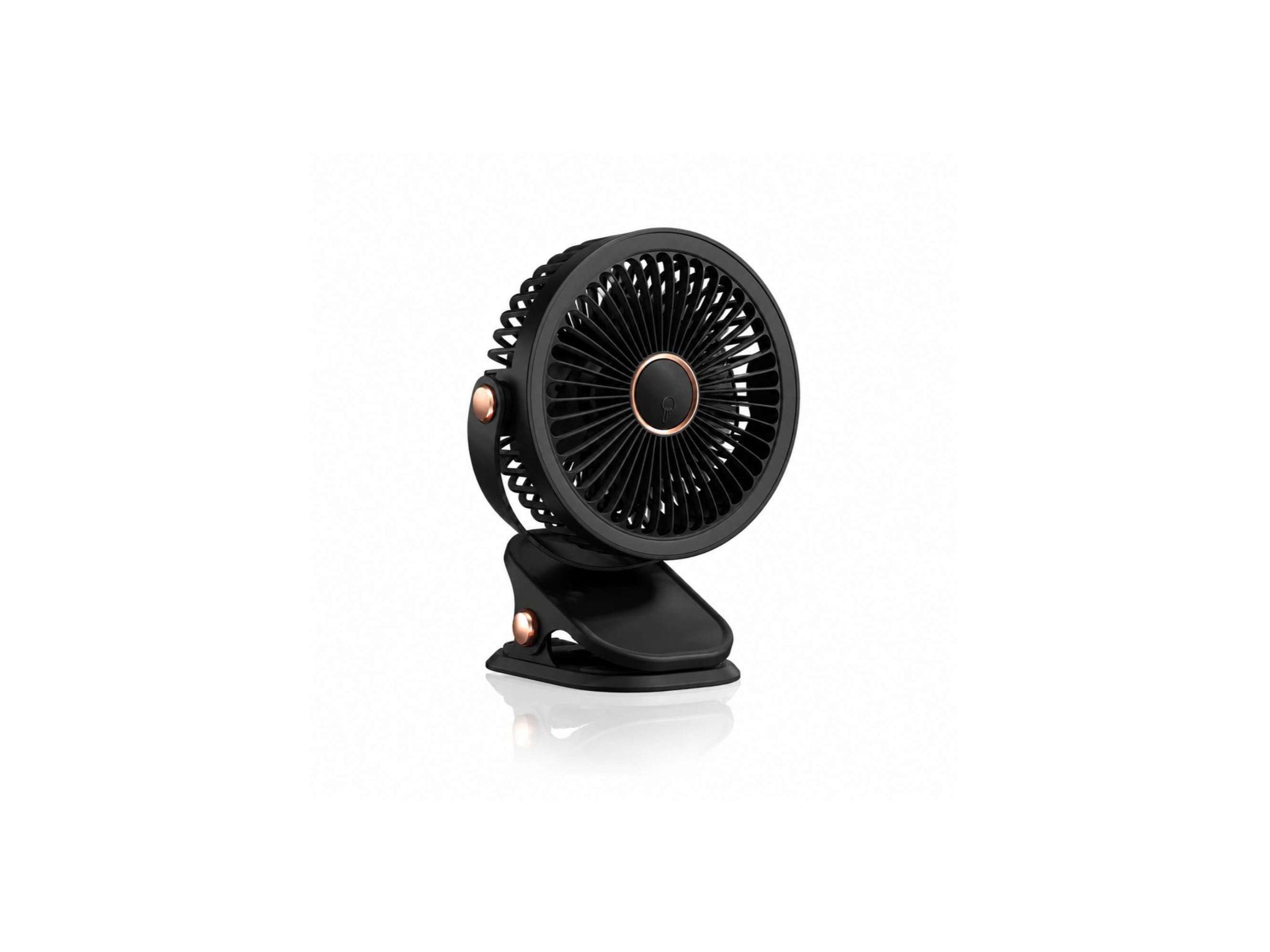 UNIX DF02 Portable LED Clip Fan - Black