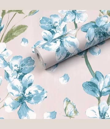 KAAF Floral Wallpaper ( 45 x 500 ) cm ( Pack of 1 )