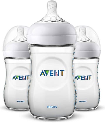 Philips Avent - 260 White Feeding Bottle ( Pack of 3 )
