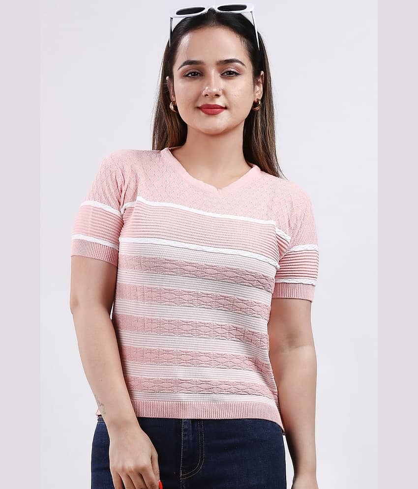 FEVERFEW Green Cotton Blend Women's Regular Top ( Pack of 1 )