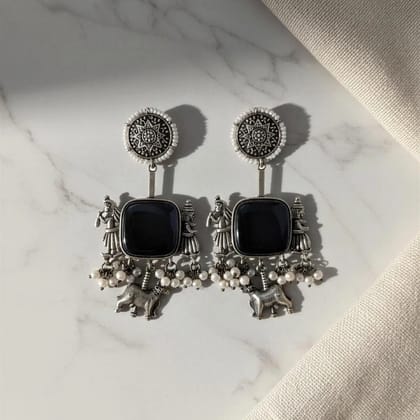 Elayne Midnight Heritage Earrings
