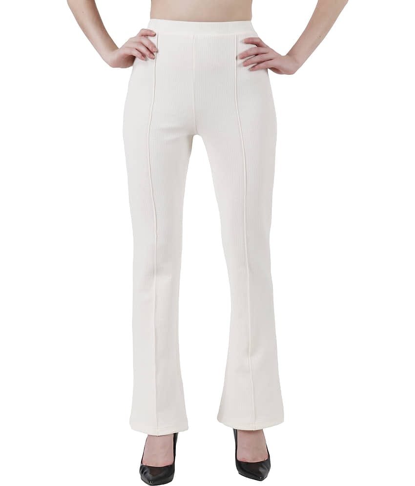 POPWINGS Polyester Casual Pants - Single