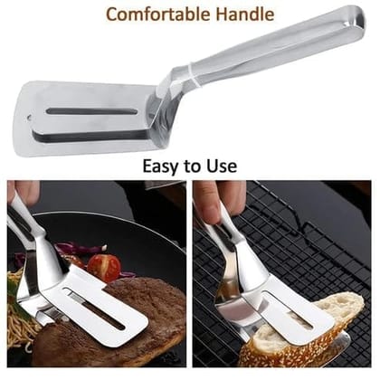 DHRUVINSRI Serving Tong 85G – Flexible, Multifunctional Design for Easy and Convenient Serving, for Serving Food and Snacks, Easy to Clean and Maintain | Single Pack