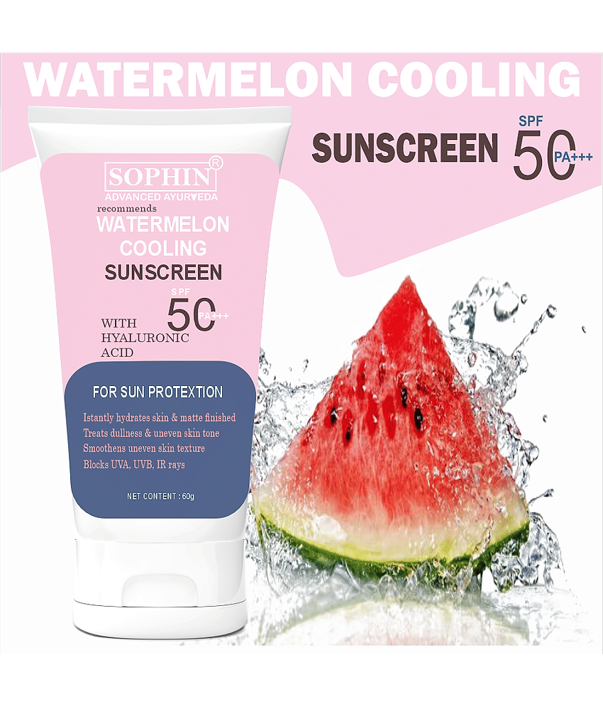 SOPHIN SPF 50 Sunscreen Cream For All Skin Type ( Pack of 1 )