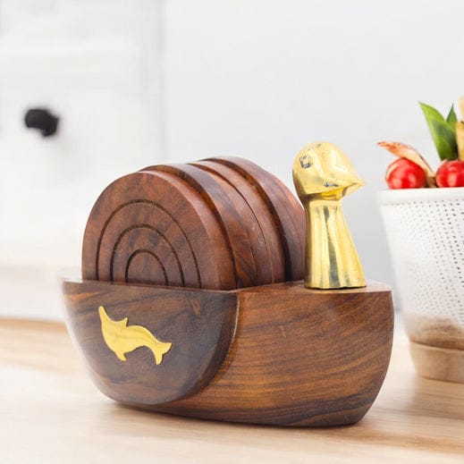 Wooden Coasters Set
