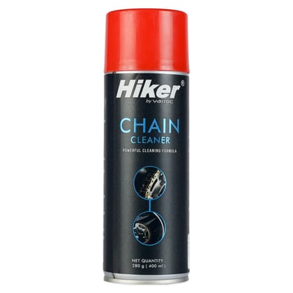 Hiker By Varroc Chain Cleaner (400ml)| Removes the Dirt, Grime, and Sticky Residues | Increases Chain Life | Removes Rust, Reduces Friction and Power Loss | Ideal for O-Ring Chains