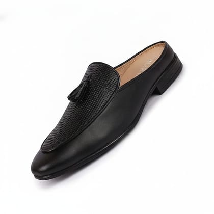 Black Tassel Slip-On Loafers