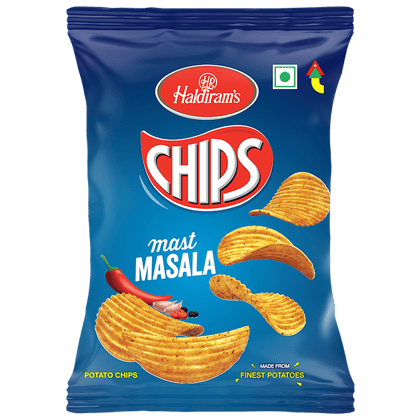 Haldiram's Chips - Mast Masala, 55 G Pouch Haldiram's Chips - Mast Masala, 55 G Pouch