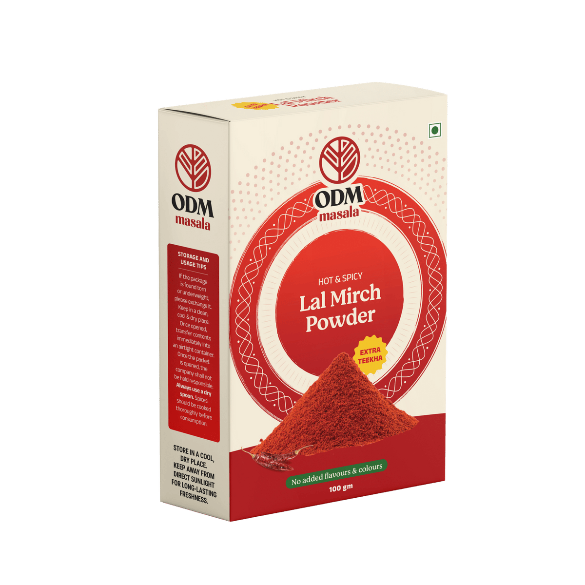 ODM Masala Lal Mirch Powder (Red Chilli Powder) - Balanced Heat