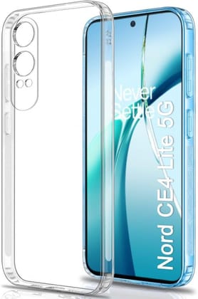 PLUGTECH TPU Ultra Hybrid Clear Camera Protection Back Cover Case for OnePlus Nord CE4 Lite
