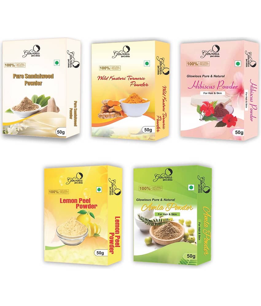 glowious - Skin Toning Face Pack for Normal Skin ( Pack of 5 )