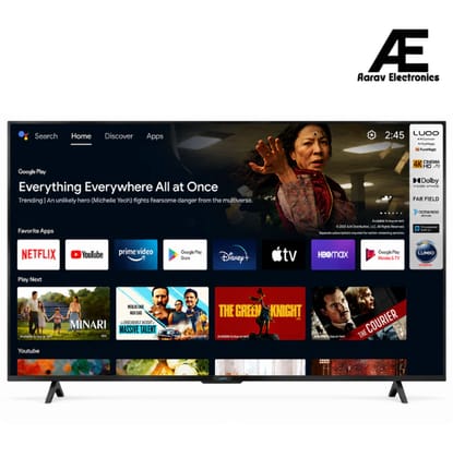 Lloyd 218 cm (86 inches) 4K Ultra HD Smart LED Google TV, Far Field Technology | AI Quad Core Processor (86UX900F, Black)