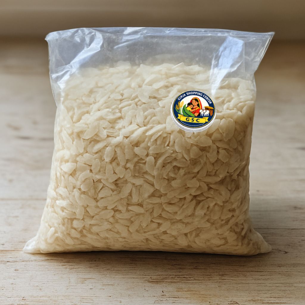 Girja Shopping Center's poha (flattened rice)
