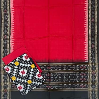 Tribal Motif Sambalpuri Cotton Dress Set Tribal Motif Sambalpuri Cotton Dress Set