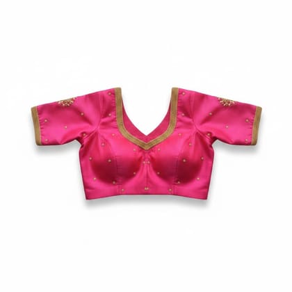 Pink Embellished Ethnic Blouse