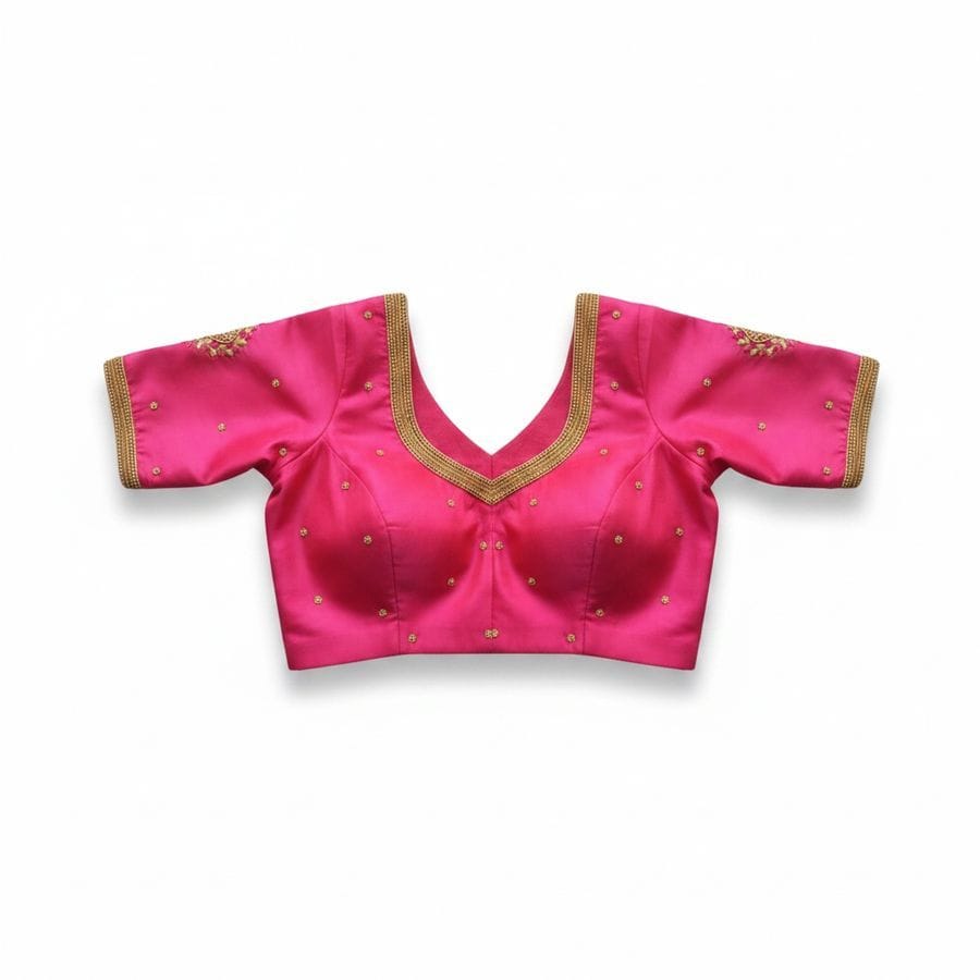 Pink Embellished Ethnic Blouse
