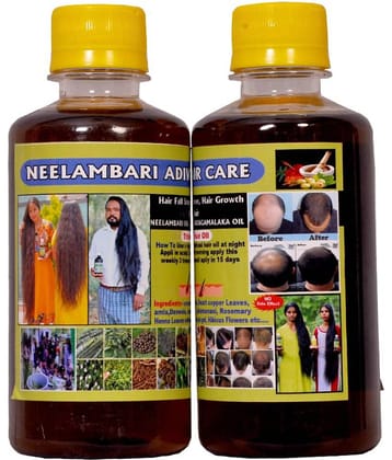 Oilanic Adivasi Neelambari  Hair Oil-Anti Hair Fall Combo of  125 mL Pack of 2