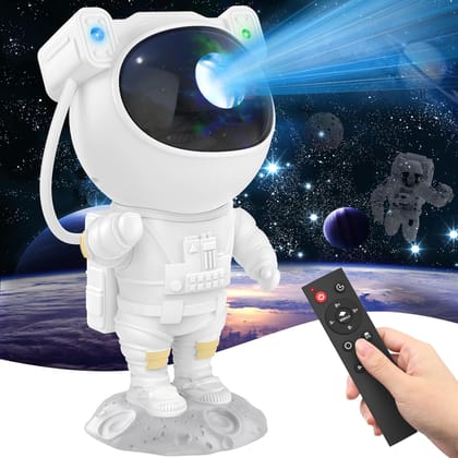 Astronaut Projector Lamp Galaxy LED Night Light Cartoon Spaceman Table Lamp