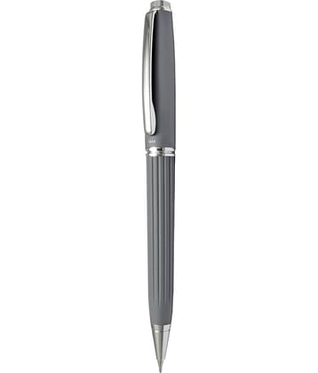 UJJi Lining Pattern Design Grey Colour with Chrome Plated Clip Ball Pen