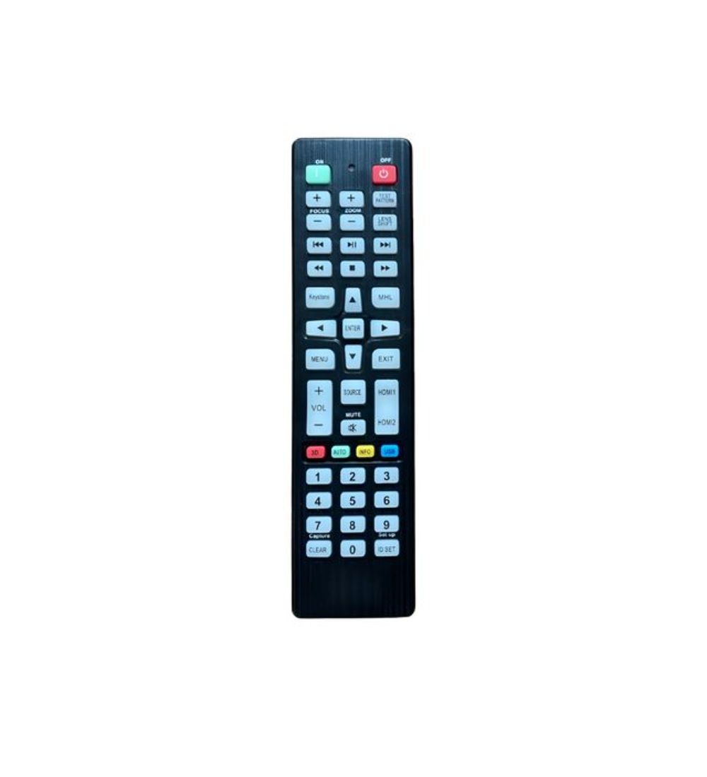 Projector Remote No.1165, Benq Projector Remote (Black)