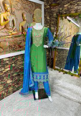 Beautiful Party Wear look Top Bottom And Dupatta Beautiful Party Wear look Top Bottom And Dupatta