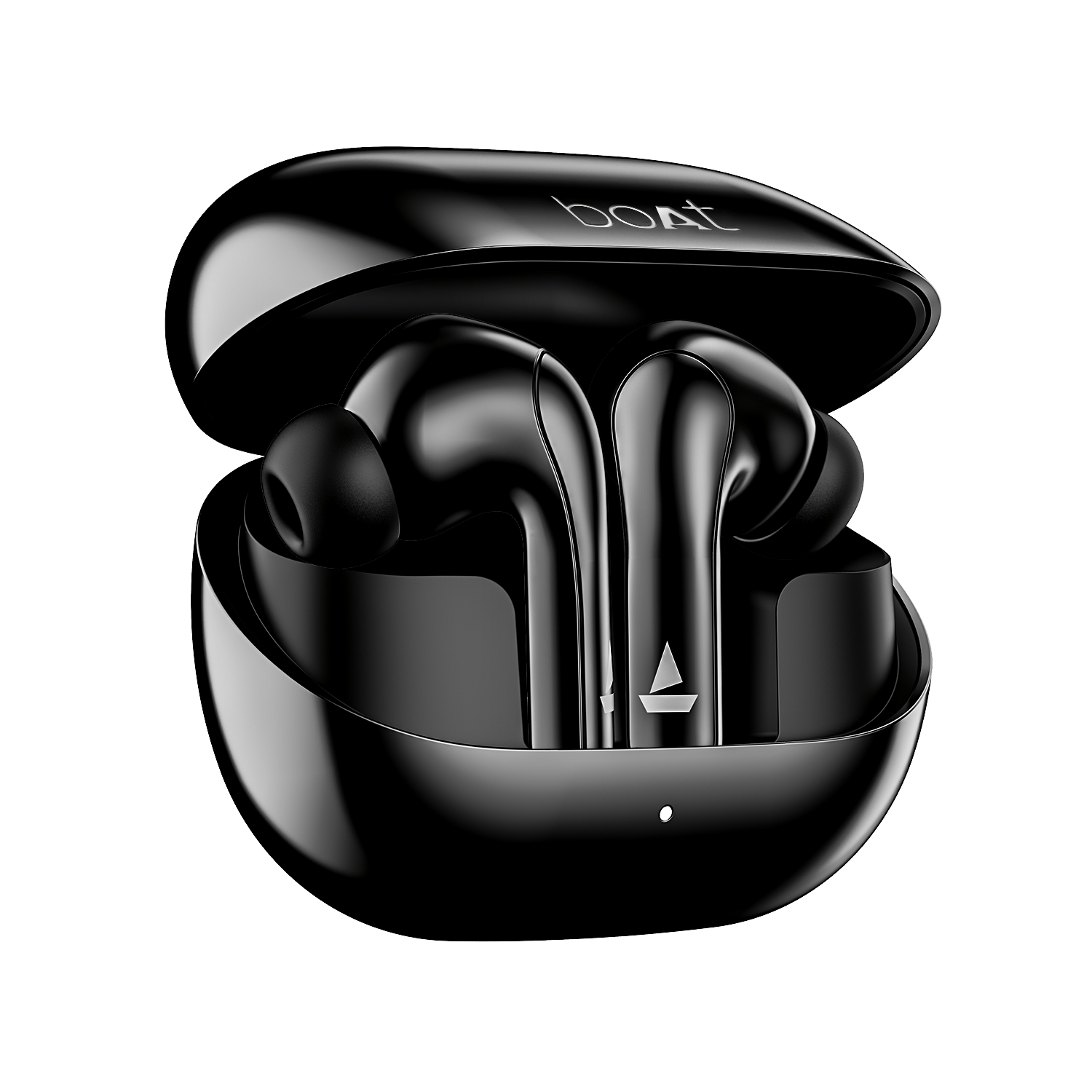 boAt Airdopes 155 | Wireless Earbuds with 40 Hours Playback, ENx™ with Quad Mics, Bluetooth v5.3 Active Black