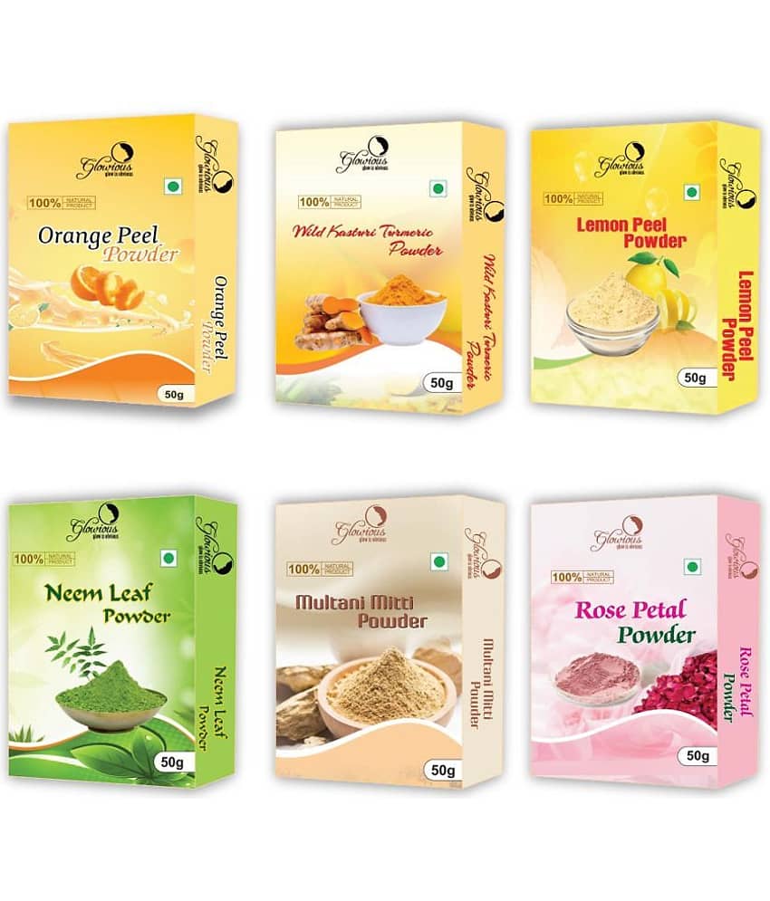 glowious - Skin Toning Face Pack for Normal Skin ( Pack of 6 )